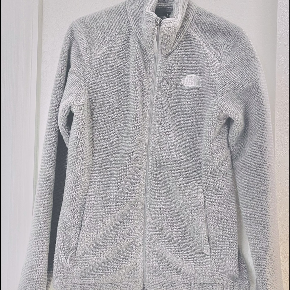 The North Face Osito Jacket, gray color almost new used couple of times. Size S